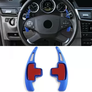 Paddle Shifter Extension Aluminum Blue for Mercedes GL X166 GLA X156