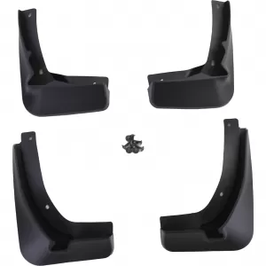 Mud flap set front and rear black for VW Golf 7 GTI GTD13-17