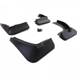 Mud flap set front and rear black for VW Golf 7 GTI GTD13-17