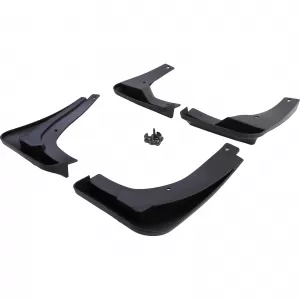 Mud flap set front and rear black for VW Golf 7 GTI GTD13-17