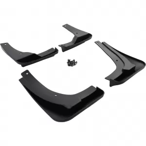 Mud flap set front and rear black for VW Golf 7 GTI GTD13-17