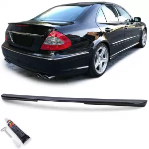 image-62-Sport hátsó spoiler ajak fényes fekete ABE-vel Mercedes E W211 sedan 03-08
