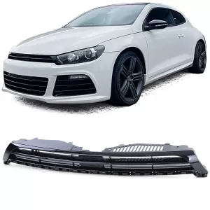 image-71-Sport grille black gloss for VW Scirocco III including R 09-14 pre-facelift