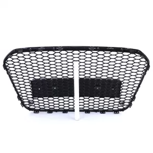Griglia Sportiva a Nido d'Api senza Emblema Nero Lucido adatta per Audi A6 C7 4G 10-14-image-6192729