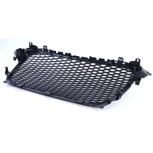 Honeycomb radiator grille without emblem gloss black for Audi A4 B8 8K Facelift 11-15