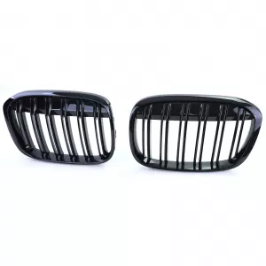 Sport double-slat performance gloss grille suitable for BMW X1 F48 14-19