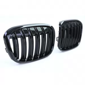 Sport double-slat performance gloss grille suitable for BMW X1 F48 14-19