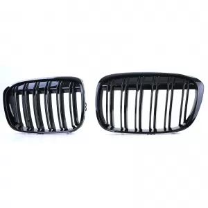 Sport double-slat performance gloss grille suitable for BMW X1 F48 14-19