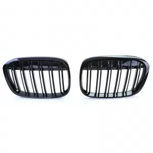 Sport double-slat performance gloss grille suitable for BMW X1 F48 14-19