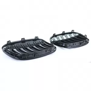 Sport double-slat performance gloss grille suitable for BMW X1 F48 14-19