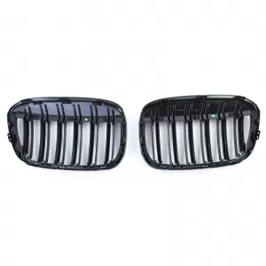 Sport double-slat performance gloss grille suitable for BMW X1 F48 14-19