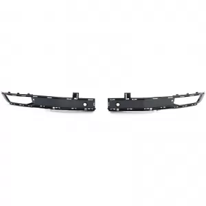 Fog light grille frame bumper black gloss for VW T6 15-19 with PDC