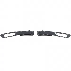 Fog light grille frame bumper black gloss for VW T6 15-19 with PDC