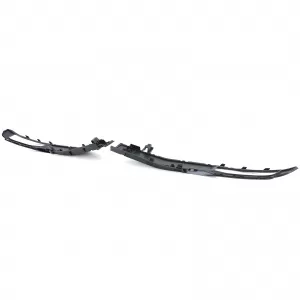 Fog light grille frame bumper black gloss for VW T6 15-19 with PDC