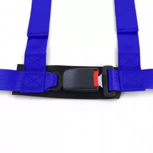 Tenzo-R Sport Harness Belt Safety Belt 3 Point Blue with E Mark