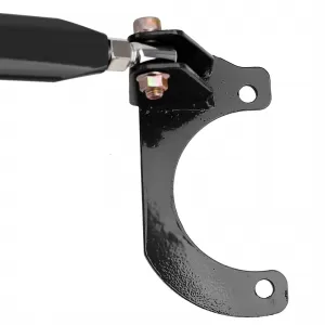 Aluminum strut bar black front 3-piece adjustable for Mazda MX-5 NA NB 1989-2000