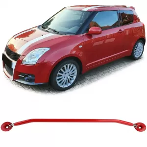 image-12-Rote verstellbare Aluminium-Strebe vorne, geeignet für Suzuki Swift MZ EZ 05-11