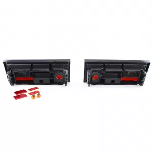 Hátsó lámpák fekete füst színű pár VW Bus Panel Van Transporter T3 79-92-image-6193081