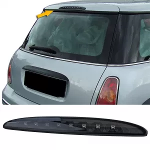 Third LED brake light clear glass black for Mini One Cooper S R50 R53 2001-2006