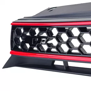 Honeycomb grille without emblem sport look fits for VW Golf 6 also GTI 08-13