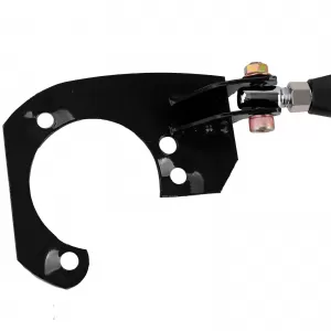 Aluminum strut bar black adjustable for BMW E46 6 cyl 320i 323i 325i 328i 330i