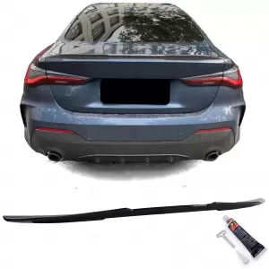 image-64-Ducktail hátsó spoiler fényes fekete BMW 4-es G22 G23 2020-tól