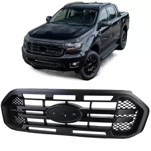 Sport grille black with double bar fits Ford Ranger T8 19-23 2.0 TDCi