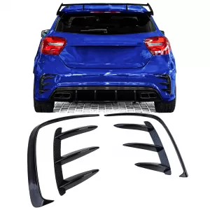 image-79-Spoiler szárny szett flaps splitter hátsó lökhárítóhoz Mercedes A W176 13-18