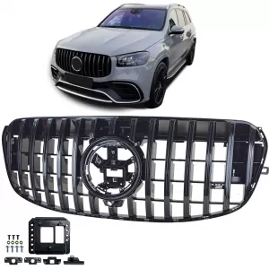 Sport grille black gloss for Mercedes GLS X167 from 2023