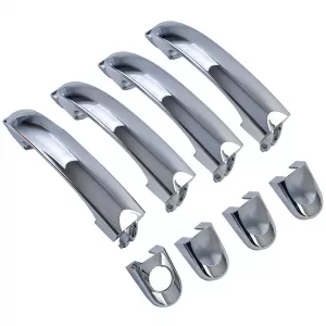 Chrome exterior door handles set of 4 for replacement for VW Bus T5 03-09 Multivan