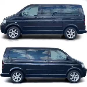 Chrome exterior door handles set of 4 for replacement for VW Bus T5 03-09 Multivan