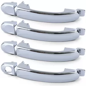 Chrome exterior door handles set of 4 for replacement for VW Bus T5 03-09 Multivan