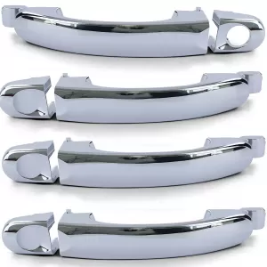 Chrome exterior door handles set of 4 for replacement for VW Bus T5 03-09 Multivan