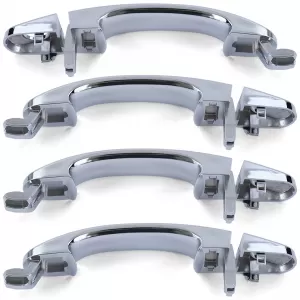 Chrome exterior door handles set of 4 for replacement for VW Bus T5 03-09 Multivan