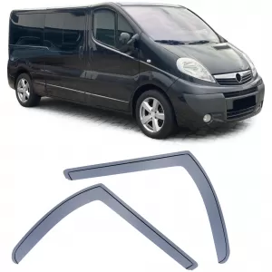 Wind deflector Rain deflector Wind protection Black for Opel Vivaro E7 F7 J7 01-14