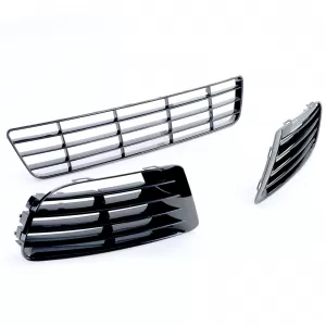 Bumper grille mesh insert set for Golf 6 09-12 with R20 bumper
