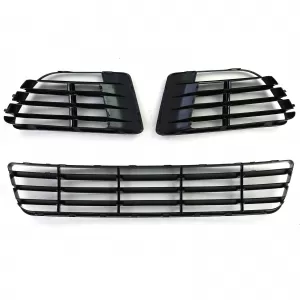 Bumper grille mesh insert set for Golf 6 09-12 with R20 bumper