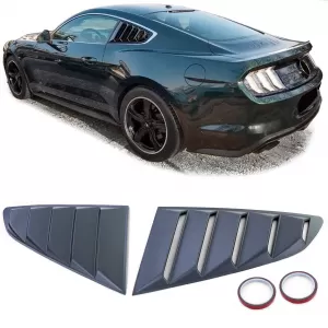 Side window cover louvers for Ford Mustang 6 Coupe 14-22