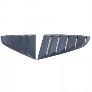 Side window cover louvers for Ford Mustang 6 Coupe 14-22