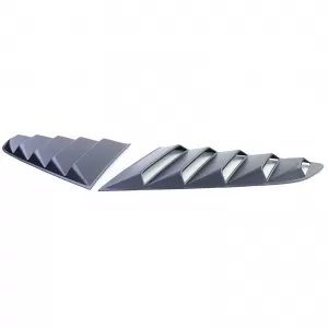 Side window cover louvers for Ford Mustang 6 Coupe 14-22