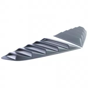 Side window cover louvers for Ford Mustang 6 Coupe 14-22