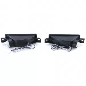 Clear glass indicators white with parking light and bulbs for 3 Series BMW E30 1987-1993