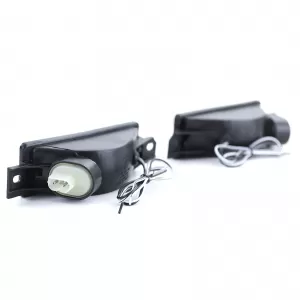 Clear glass indicators white with parking light and bulbs for 3 Series BMW E30 1987-1993