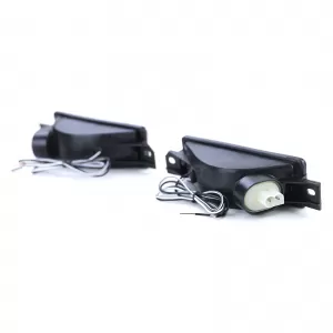 Clear glass indicators white with parking light and bulbs for 3 Series BMW E30 1987-1993