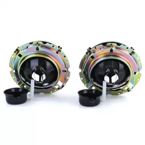 Clear glass headlights black smoke with crosshair for VW Beetle + Convertible from 73