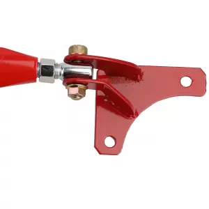 Aluminum strut bar adjustable red for front for VW Golf 4 + Bora 97-03