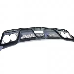 Diffusore posteriore look Shelby GT350 + doppi terminali di scarico adatto per Ford Mustang 6 14-17-image-6193604