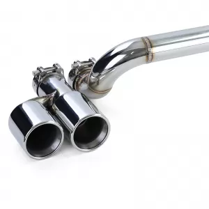 Kit di conversione duplex a 4 tubi per terminale di scarico adatto per BMW Serie 3 E90 E91 323 325 328 330-image-6193638