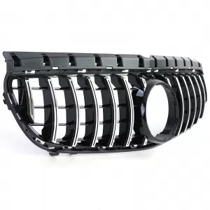 Grilă sport neagră lucioasă cu crom, potrivită pentru Mercedes B-Class W246 14-18-image-6193664