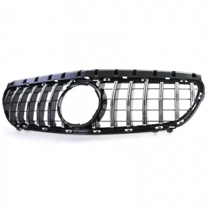 Grilă sport neagră lucioasă cu crom, potrivită pentru Mercedes B-Class W246 14-18-image-6193665